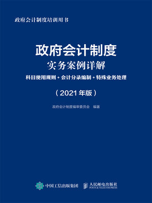 cover image of 政府会计制度实务案例详解